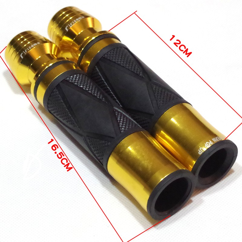 摩托车手把套改装通用防滑龙头把手地平线金鹰GT把手堵油门手把胶 - 图0