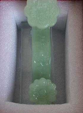 水晶玻璃如意摆件新款底座刻字五逼如意办公室高端装饰品送礼领导