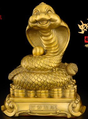 黄铜十二生肖摆件全套铜鼠牛虎兔龙蛇马羊猴鸡狗猪工Y艺品生肖摆