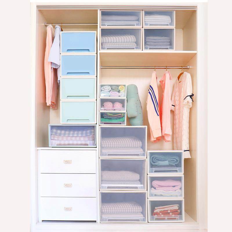 厂家直透销加收纳盒PP塑料衣橱可叠厚加收抽纳箱屉式明收纳柜加大,淘宝优惠券,粉丝福利购,淘宝优惠卷