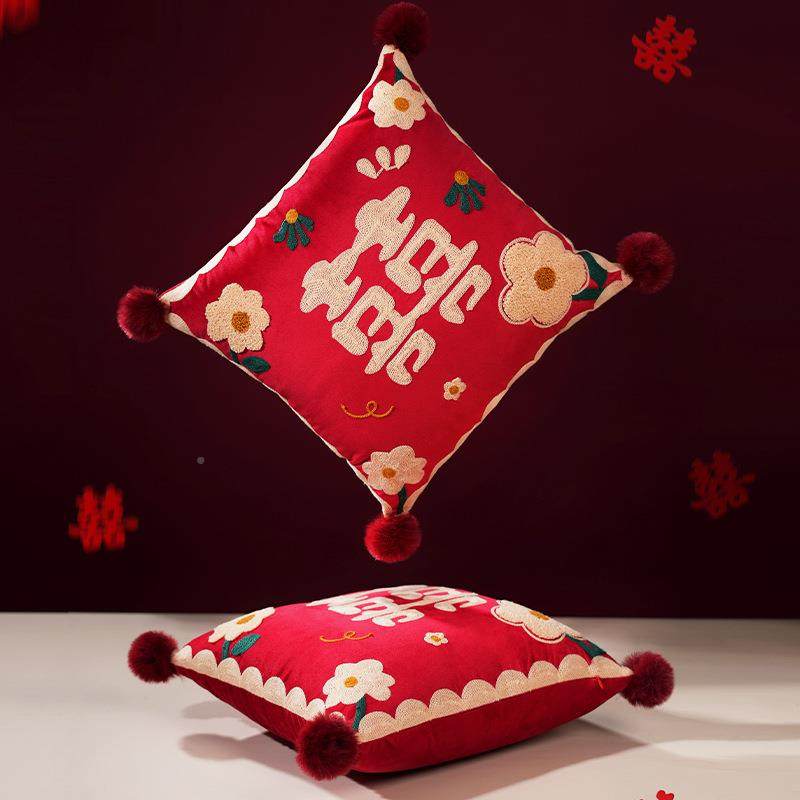 字结厅婚抱枕婚一对婚庆婚房布喜置客沙发靠02310181垫床上靠枕庆,淘宝优惠券,粉丝福利购,淘宝优惠卷