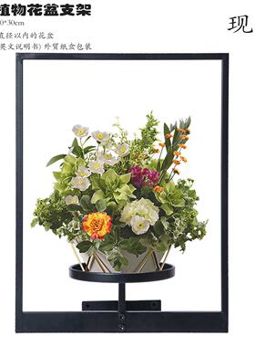 现货厅植物花架架墙约壁挂简风格植置物架02物花架窗式置客物架