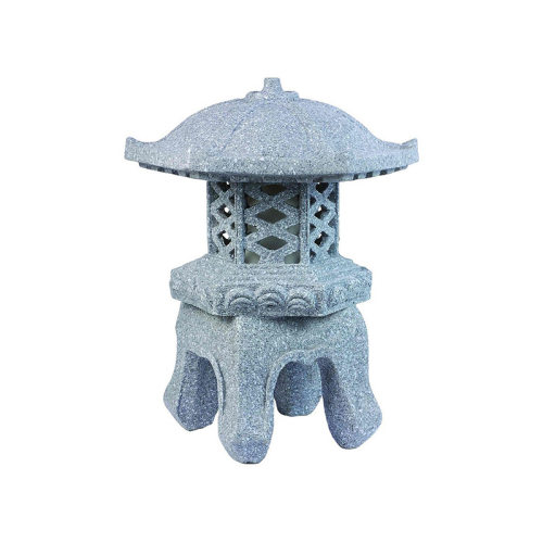 日式树脂仿石灯塔Led古禅寺宫灯石材灯笼饭店草坪灯餐厅绿化造景 - 图3