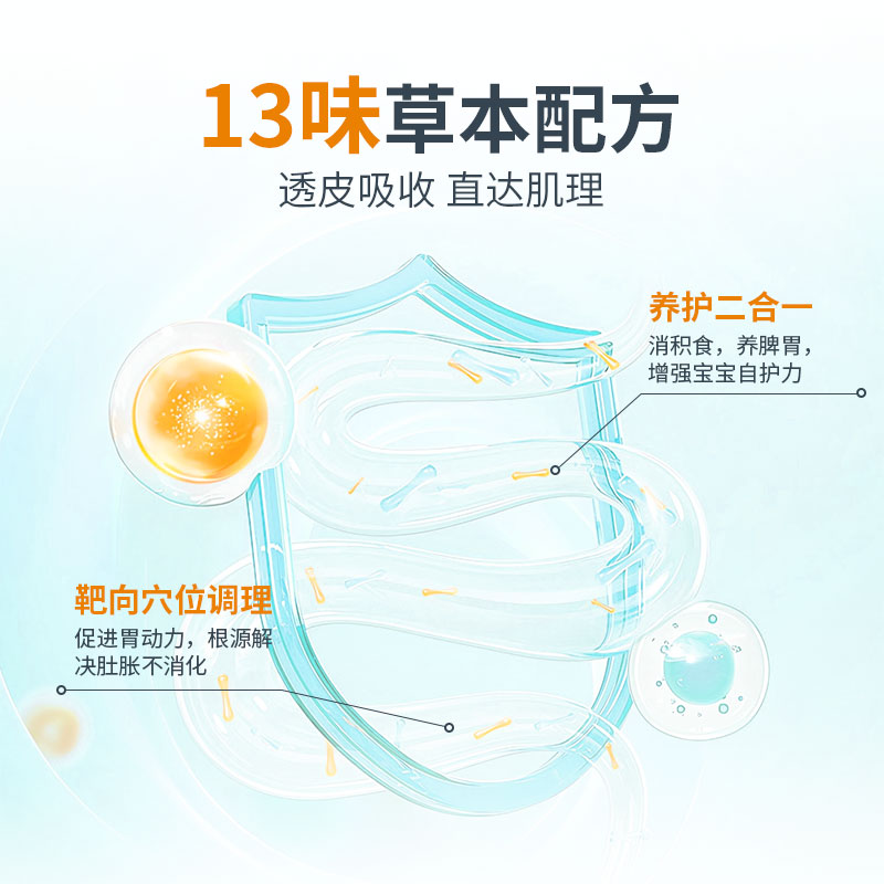 仁和小儿健脾消积食贴婴儿健胃消食贴儿童肚脐贴宝宝内热
