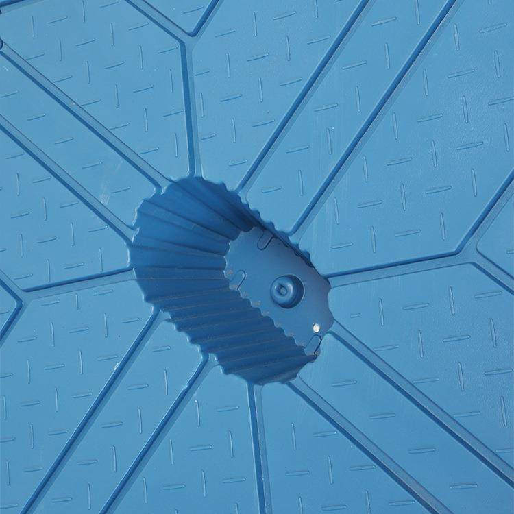 厂家吹塑九脚塑料托盘仓库物流堆货卡板1210平面双面九脚塑料托盘 - 图2