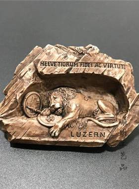 瑞士卢塞恩天鹅湖纪念品冰箱贴高档礼品树脂磁性贴精品厂家供应