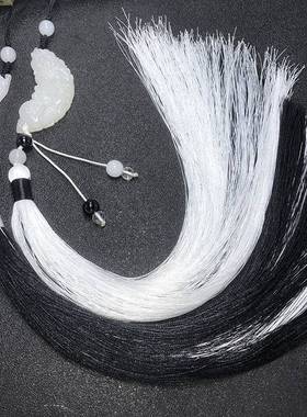 汉服压裙坠盘口襟压古风宫涤龙凤对玉佩流苏挂件腰佩扇坠古风饰品