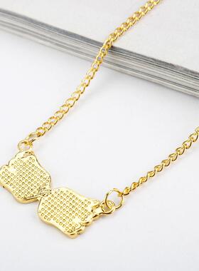 欧美电影周边魔法学院卢娜·洛夫古德可爱眼镜项链吊坠现货