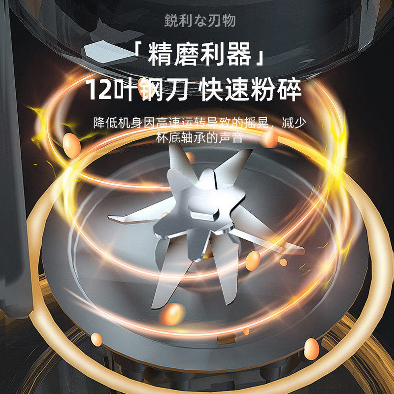 志高破壁机低音家用加热全自动小型豆浆机榨汁料理机2025新款903,淘宝优惠券,粉丝福利购,淘宝优惠卷