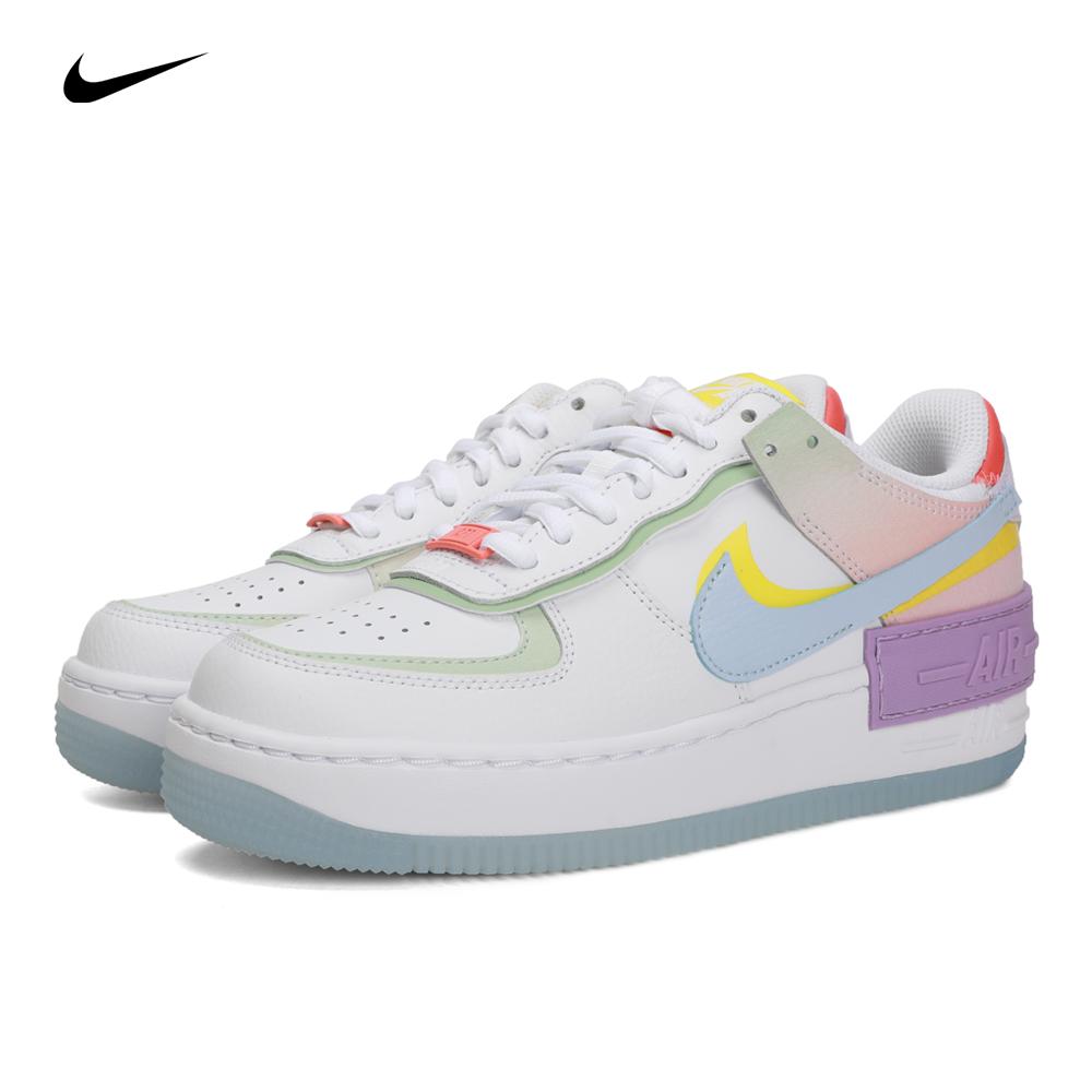 NIKE耐克2024新款女子W AF1 SHADOW空军一号板鞋休闲鞋CW2630-141-图0