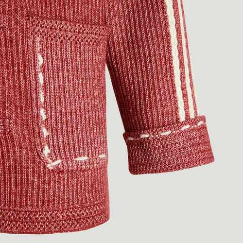 adidas阿迪达斯三叶草男子新中式运动休闲针织宽松开衫外套KT3852 - 图3