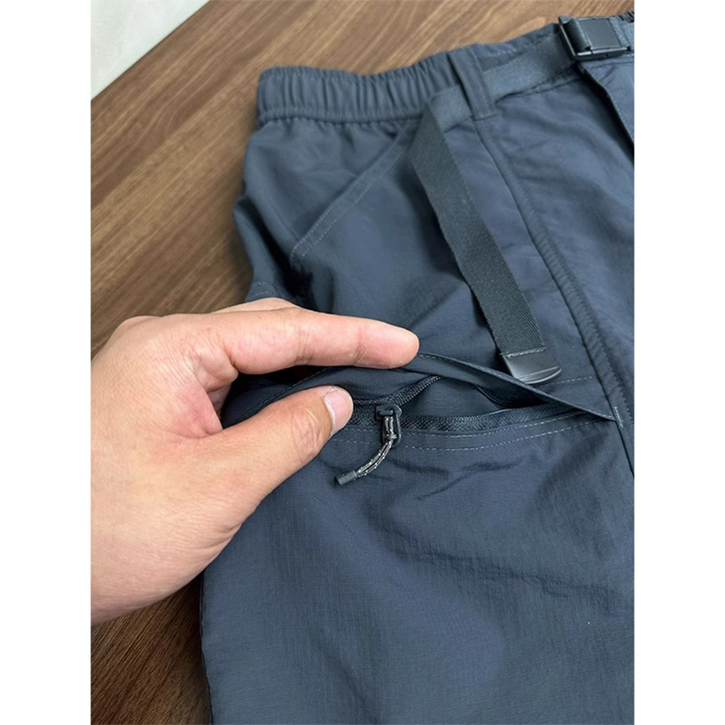 山系户外卡扣腰带短裤男款夏季多口袋拉链裤子速干登山工装五分裤,淘宝优惠券,粉丝福利购,淘宝优惠卷