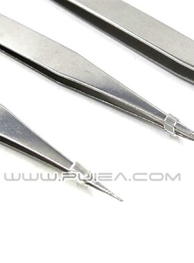 不锈钢镊子钝头/圆头尖头弯头长度12.5-30cm 敷料镊带齿夹子