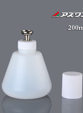 压泵型酒精瓶200/500ml按压式试剂瓶洗板水瓶溶剂耐腐蚀ASONE日本