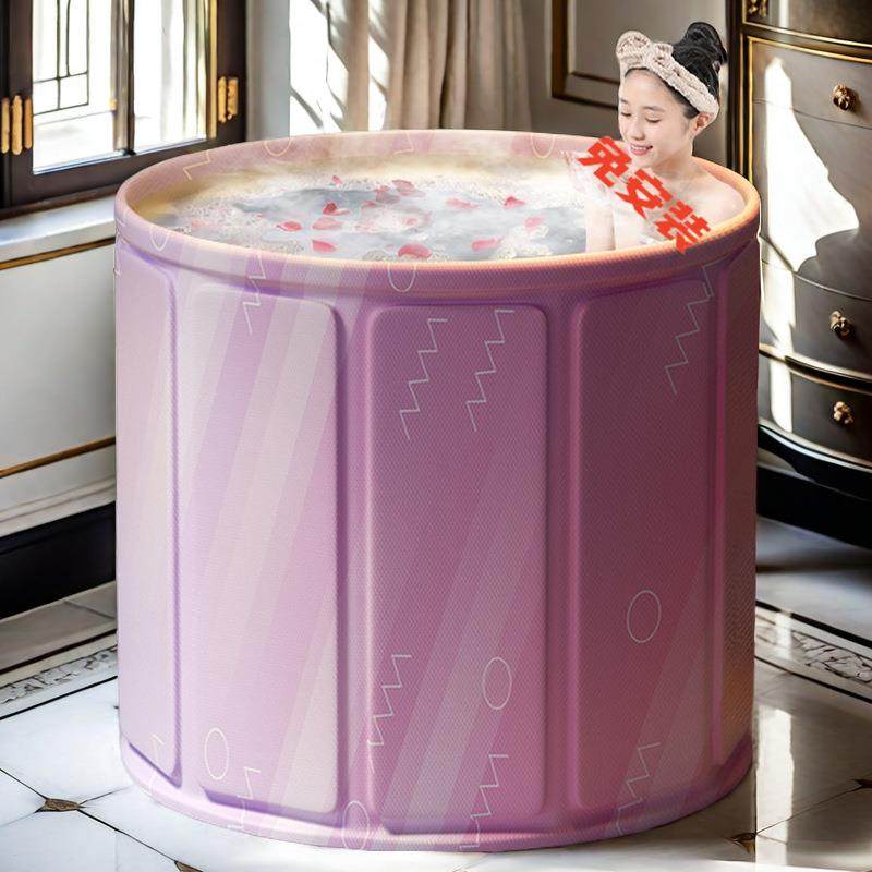 免安装泡澡桶折叠大人木质洗澡桶全身浴桶儿童家用沐浴桶浴缸浴盆,淘宝优惠券,粉丝福利购,淘宝优惠卷