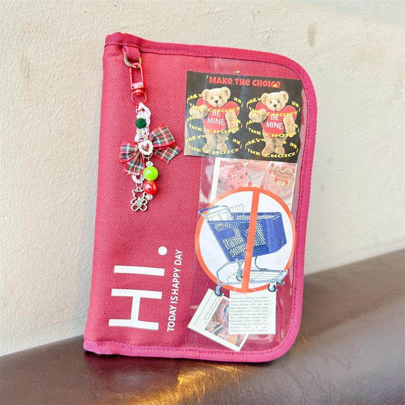 证件收纳护照手账包票据母婴防疫包相册本活页本收纳包大容量笔袋,淘宝优惠券,粉丝福利购,淘宝优惠卷