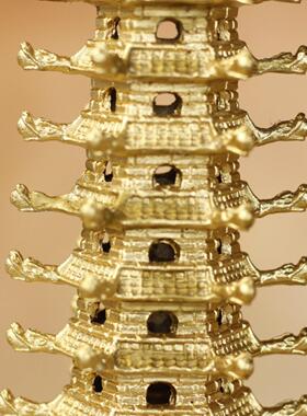 久鉴 铜文昌塔摆件全铜9层13层七层九十三层文昌塔办公室书桌摆件