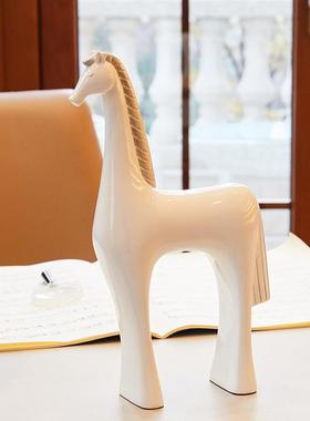 创意马摆件客厅家居软装饰品现代简约电视柜酒柜玄关乔迁新居礼品