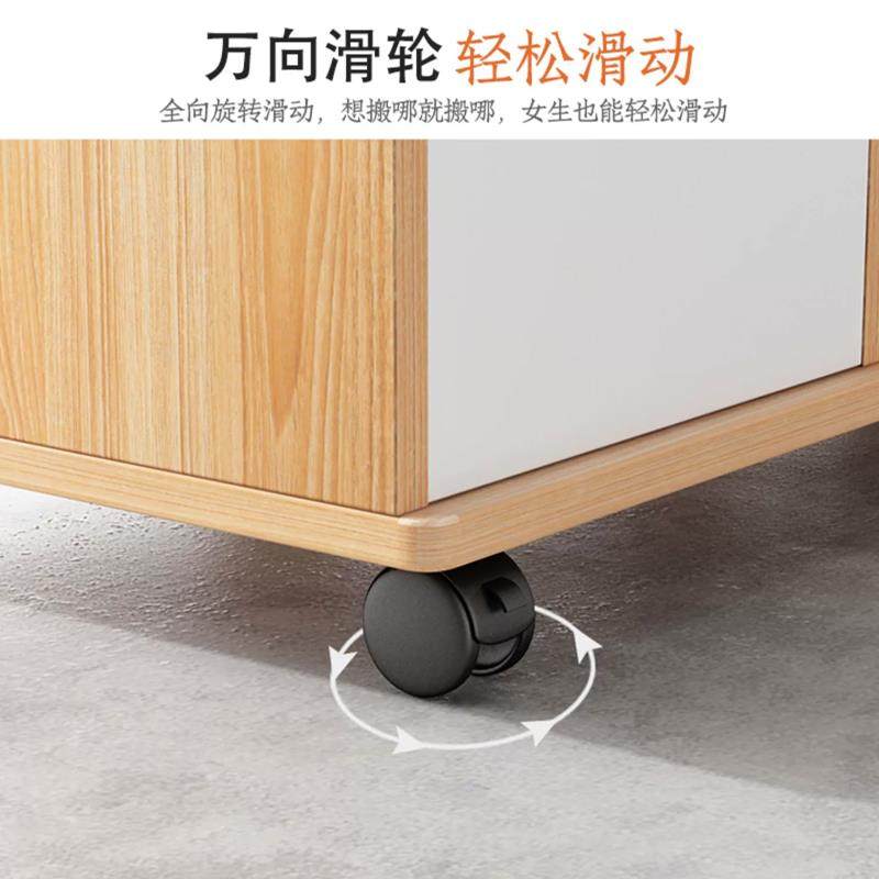 文件柜落地办公柜带锁办公室柜子置物柜小型办公桌矮柜收纳储物柜 - 图3