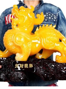 招财貔貅摆件财源滚滚皮丘收银前台装饰办公室桌玄关客厅开业礼品