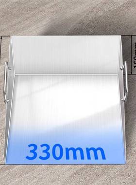 304不锈钢簸箕带耳农用铲簸箕撮箕垃圾铲粮食煤炭畚斗仓库畚箕清