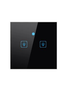 2位86型触摸墙壁开关|echo语音控制|alexa开关面板