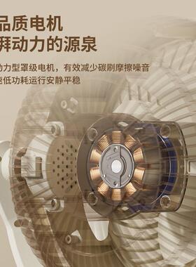 空气循环扇家用电风扇落地扇超低音遥控立式涡轮台式宿舍电风扇