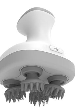 新款热敷头部肩颈按摩器家用充电动揉捏防水头皮头部按摩仪