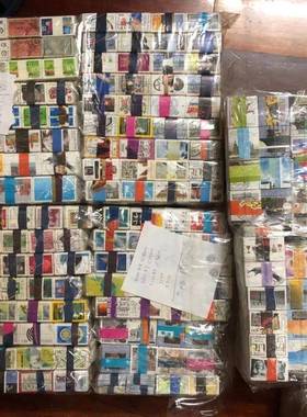 外国信销邮票100枚乔迁同学圣诞节