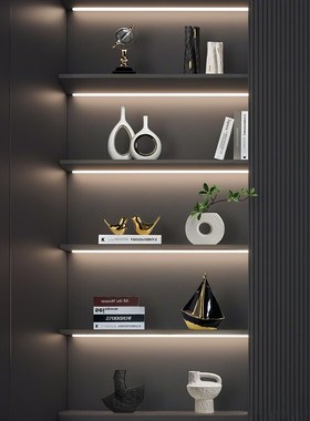 极简意式轻奢高档客厅酒柜摆件家居装饰I品创意酒店样板间软装摆