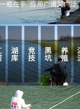 壹胜极甄选560鲤鱼 诱食黑坑鱼饵添加剂钓鱼散炮黄面一瓶搞定复合