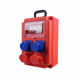 Convenient portable mobile small construction site distribution box 220V leakage protection with double five-hole socket surface-mounted iron box