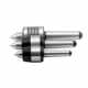 Precision movable thimble Mohs style thimble No. 1-6 Tailstock thimble alloy rotary thimble Mohs type 123456