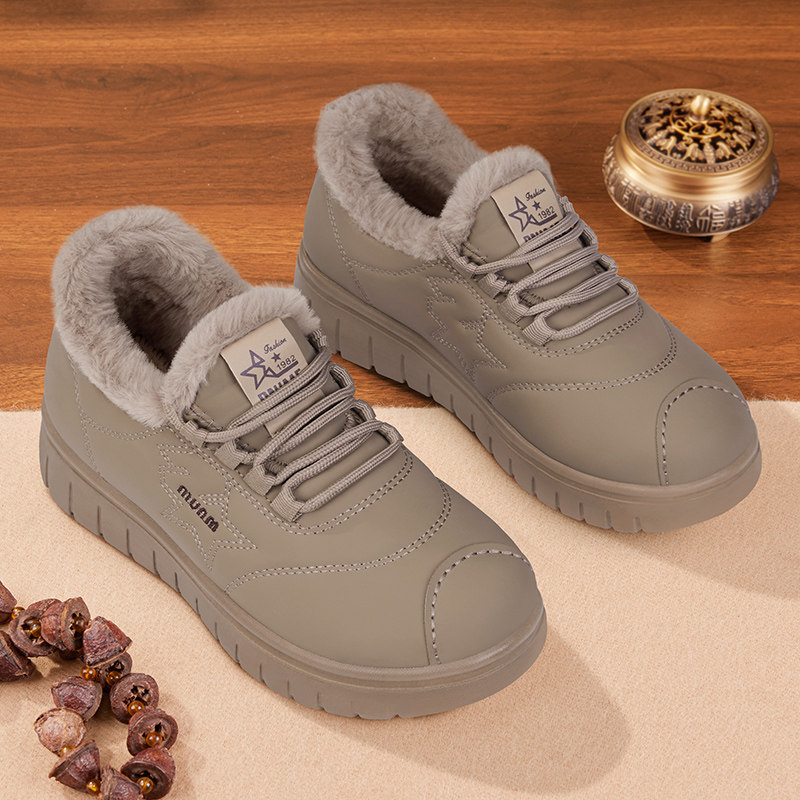 老北京布鞋女鞋官方正品2025新款冬加绒加厚保暖中老年人妈妈棉鞋,淘宝优惠券,粉丝福利购,淘宝优惠卷