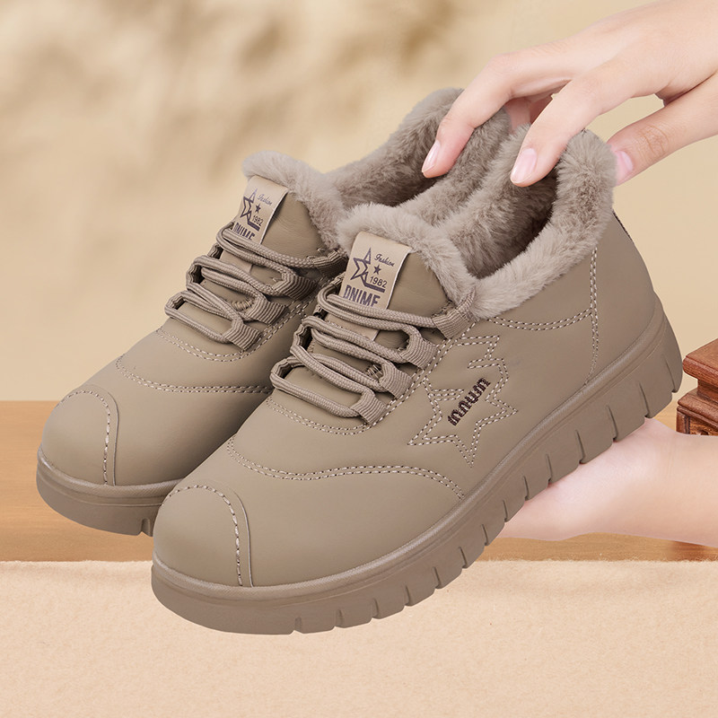 老北京布鞋女鞋官方正品2025新款冬加绒加厚保暖中老年人妈妈棉鞋,淘宝优惠券,粉丝福利购,淘宝优惠卷