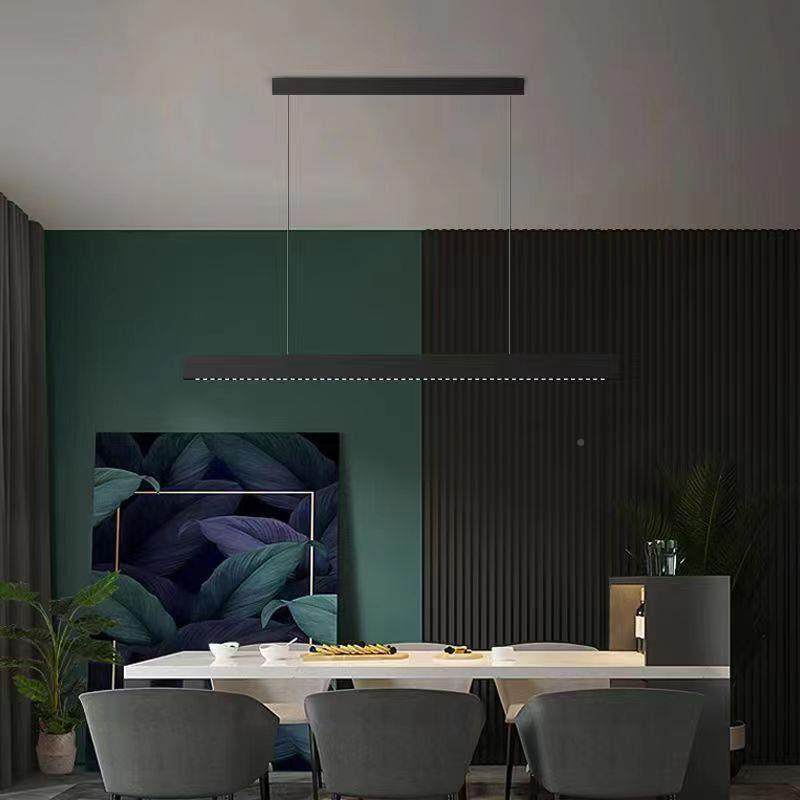 办/室简一字格栅灯防眩护眼约时尚一字长公餐厅吊条灯办公室吊线,淘宝优惠券,粉丝福利购,淘宝优惠卷