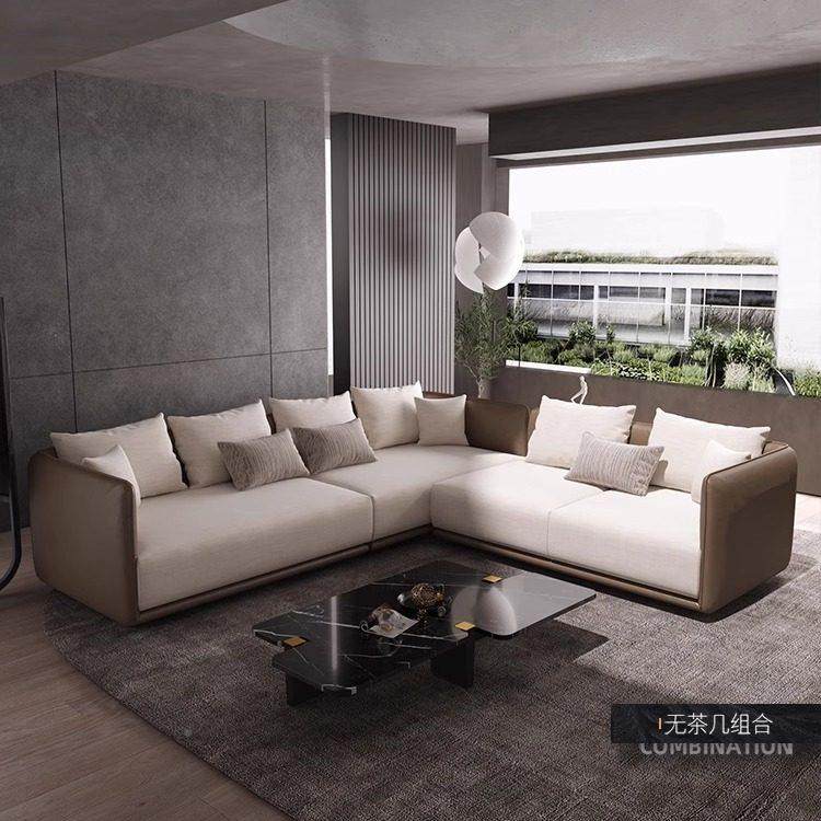 代现简约直排沙发大户型布客厅棉麻法意式轻奢可皮布沙发拆洗转角,淘宝优惠券,粉丝福利购,淘宝优惠卷