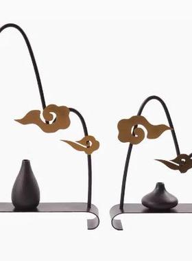 中式花瓶样新口板房柜间橱窗玄关鞋客厅KL0633A茶几台面水墨小长