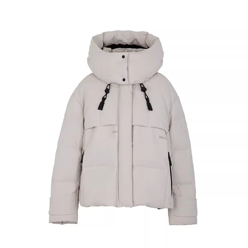 YAYA鸭鸭短款加厚羽绒服女2025秋冬新小个子百搭连帽直筒时尚外套,淘宝优惠券,粉丝福利购,淘宝优惠卷