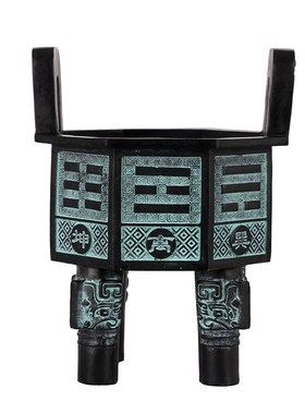 铜艺铺青铜鼎工艺品家居装饰铜鼎礼品客厅饰品