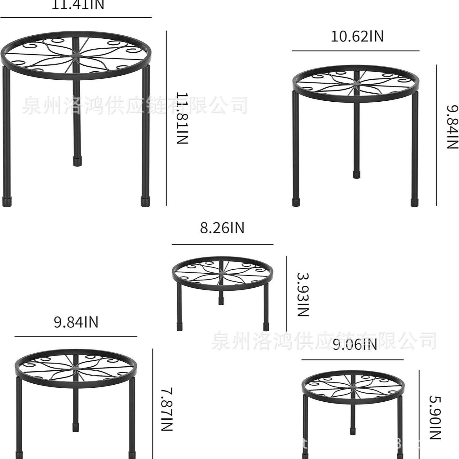 园艺单绿层铁艺小花架阳外台室兰LH-35萝吊盆栽铁花架支架五件套,淘宝优惠券,粉丝福利购,淘宝优惠卷