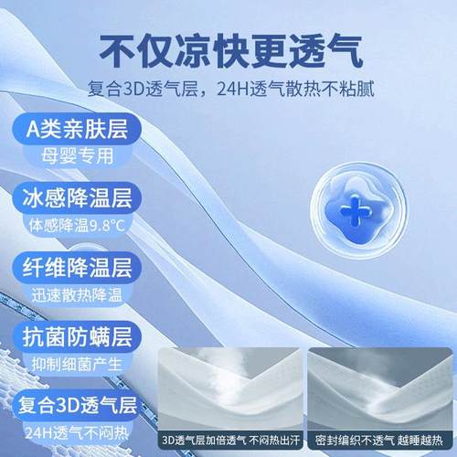 冰丝凉感竹席凉席床笠家用单凉席夏天床笠罩可水洗夏季床笠款宿舍 - 图2