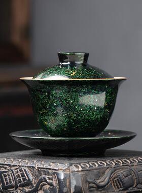 高端茶具礼品福州漆器大漆盖碗
