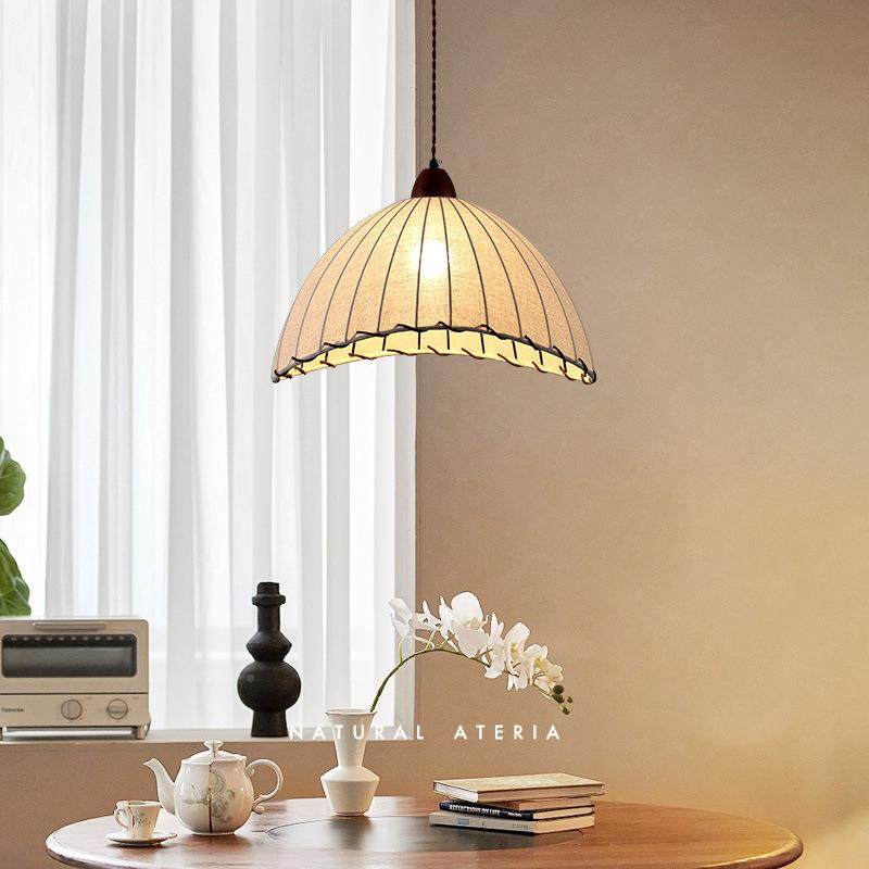古日式复布艺餐吊灯室侘寂风卧装店奶油禅服意棉麻民宿床头茶室灯,淘宝优惠券,粉丝福利购,淘宝优惠卷