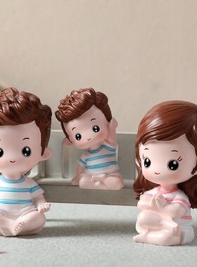 速发创意治愈小物件家居装饰品摆桌酒柜玄关客厅办公室面件小摆设