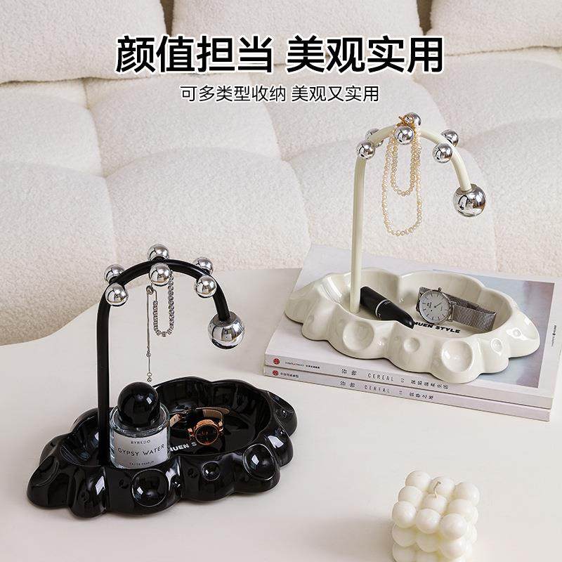 陶瓷放钥匙收纳玄关摆件轻奢高档入户门口鞋柜装饰品奶油风置物架,淘宝优惠券,粉丝福利购,淘宝优惠卷