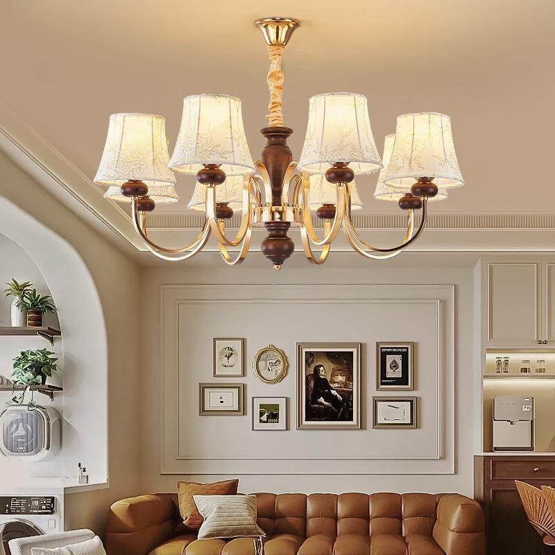 中古风客厅吊灯新款法式护眼新中式美式复古现代简约餐厅卧室吊灯,淘宝优惠券,粉丝福利购,淘宝优惠卷