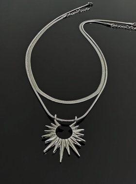 钛钢男女设计感项链百搭