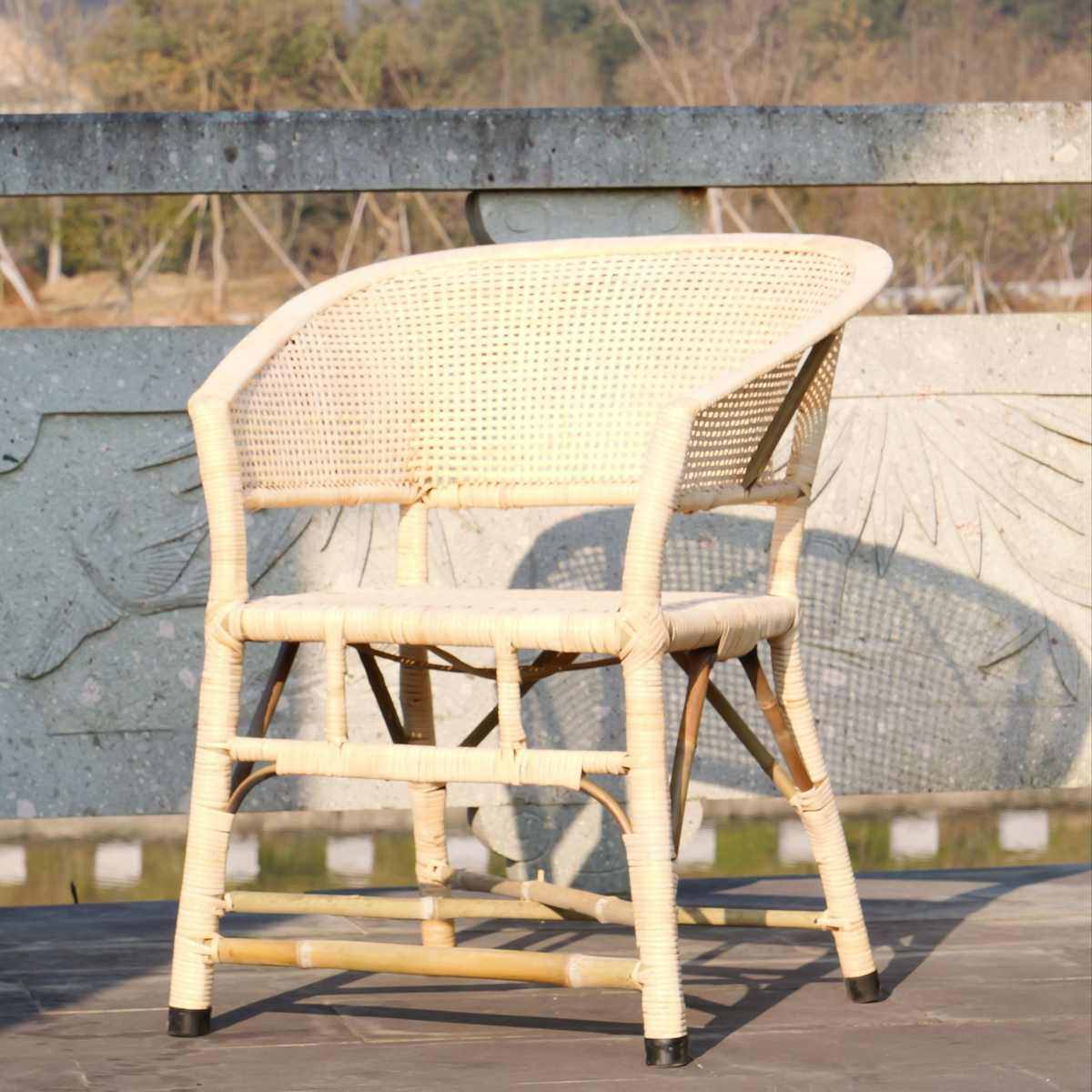 圈椅休闲藤椅手工椅子家用单人老人靠背椅子,淘宝优惠券,粉丝福利购,淘宝优惠卷