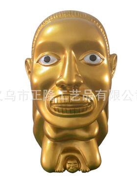 跨境 LaRetrotienda 印第安纳琼斯黄金生育偶像树脂工艺品摆件